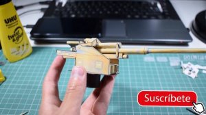 Waffenträger auf E 100 1:50 World of Tanks | PAPERCRAFT TUTORIAL (PARTE II)