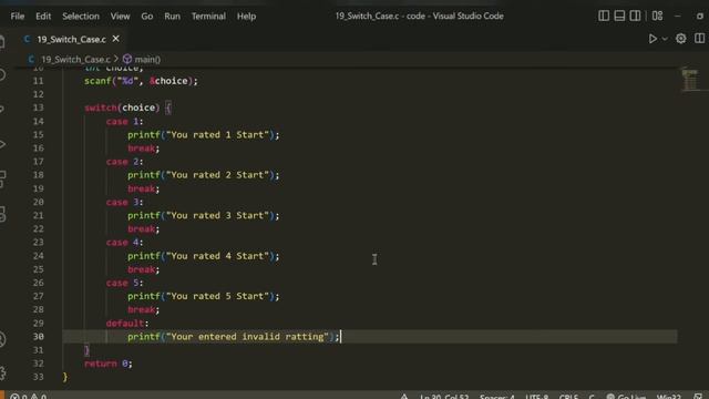 Selection Statements in c | If else Statement | Switch case statement | if else ladder statement