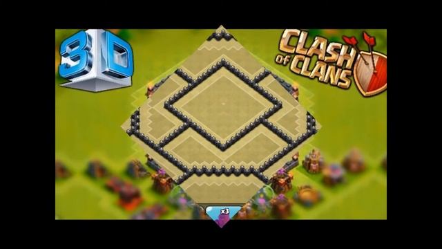 ТОП ЛУЧИХ, САМЫЕ КРАСИВЫЕ БАЗЫ В Clash of Clans! #2 смотреть онлайн