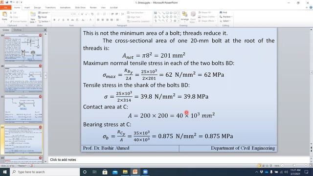 CE 211 Topic STRESS Class No 3 смотреть онлайн
