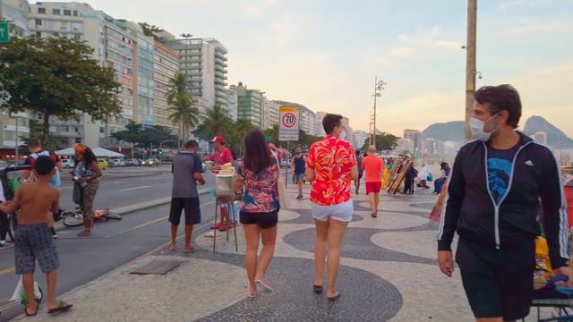 Copacabana Best BEACH & Boardwalk ?? | Rio de Janeiro, Brazil |【4K】2021 смотреть онлайн