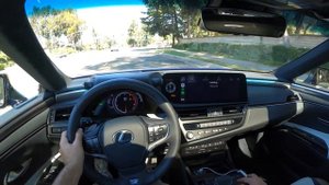 2022 Lexus ES 300h Hybrid F Sport POV Test Drive (3D Audio)(ASMR)