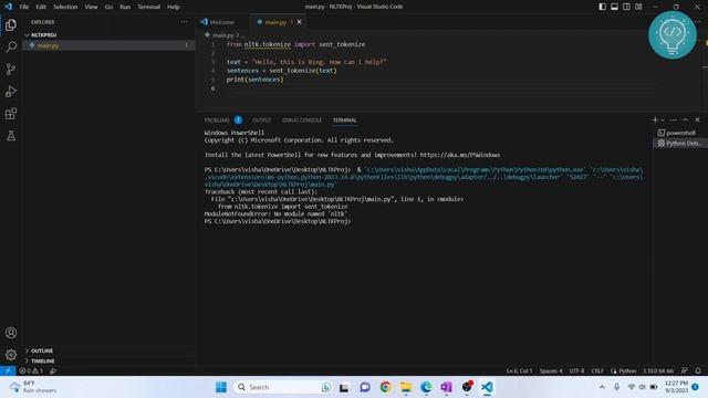How to Install NLTK in Visual Studio Code | Setup NLTK in VSCode (2023)