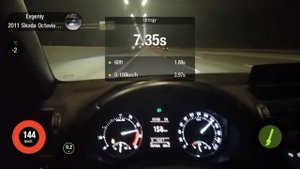 Skoda Octavia RS 4x4 Stage 3  0-100 | 402m |100-200 #swl_tech