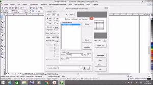 как создать календарную сетку средствами coreldraw часть вторая