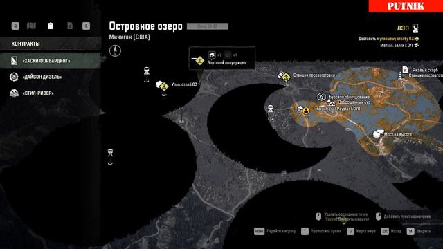 Прохождение Сноураннер(SnowRunner). Мичиган. Островное озеро