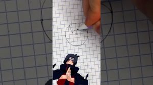 Как нарисовать Шаринган Итачи