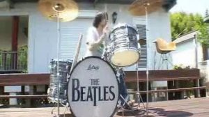 THE BEATLES  All My Loving drum cover /Ludwig Black Oyster Pearl.