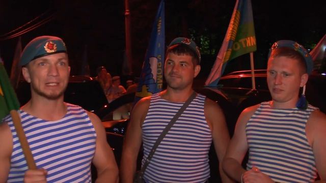 День ВДВ в Москве (в ночь с 1 на 2 августа 2022 года) Часть 1 - Поздравления. смотреть онлайн