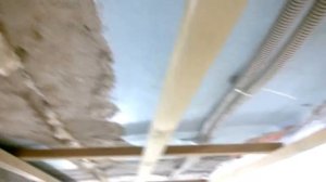 Потолок из панелей ПВХ часть 4 (Готовый каркас)