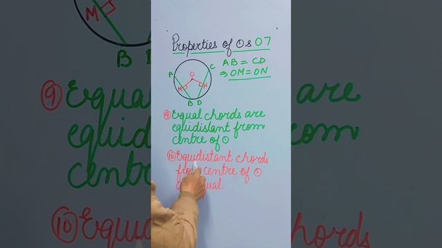 07 l Equal Chords are Equidistant from centre of Circle l Equidistant chords from centre are equal