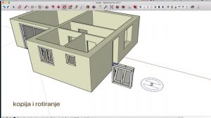 Kopiranje i rotiranje u sketchUp programu