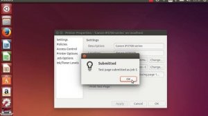 setting printer Canon IP 2700