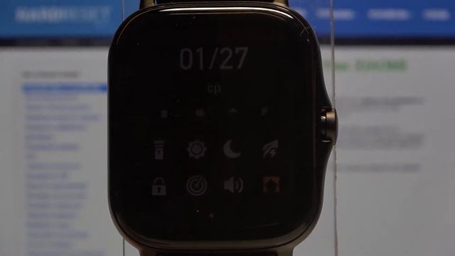 Включение режима "В театре" на XIAOMI Amazfit GTS 2 смотреть онлайн