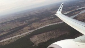 ✈ Ryanair Boeing 737-800 take off Kaunas Airport KUN-LGW