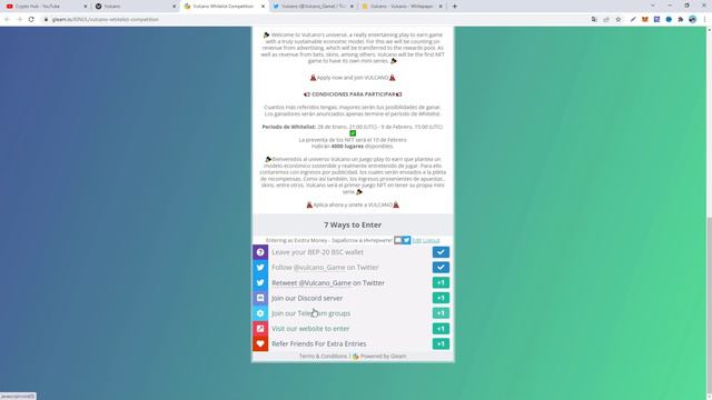 Обзор платформы Vulcano | Успей поучаствовать в Whitelist со скидкой 50%