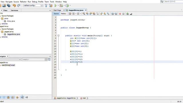 Static Input Jagged Array - Java Tutorial - Array Types #1 смотреть онлайн
