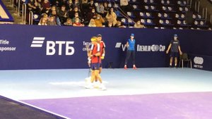 КАРЕН ХАЧАНОВ  АНДРЕЙ РУБЛЁВ KREMLIN CUP пары/теннис КУБОК КРЕМЛЯ против АВСТРАЛИИ  6:2, 7:5