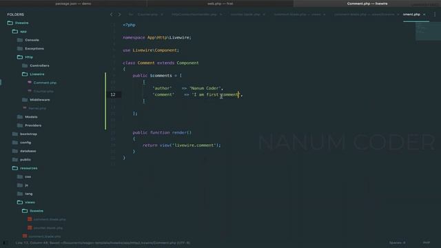 Laravel Livewire tutorial in tamil part 4- Comments System | Laravel Livewire Tutorial in Tamil