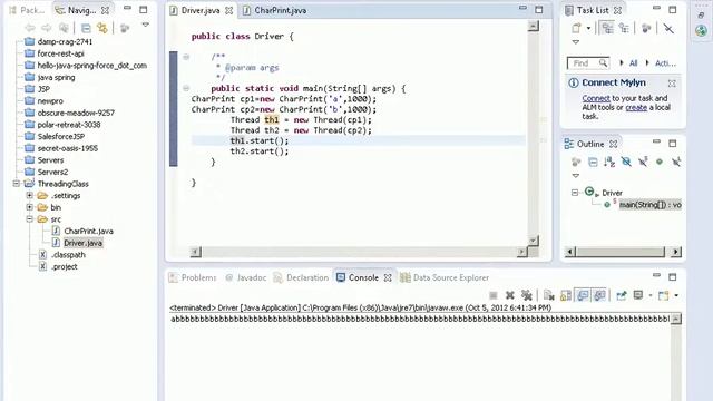 Threading in Java part2-Two Threads with Priorities