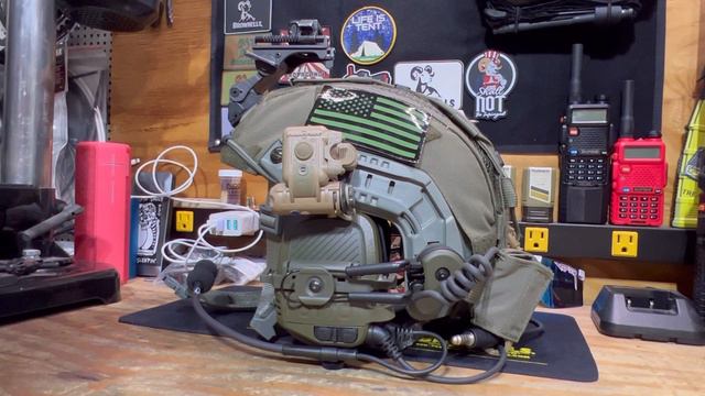 Otto Noizebarrier with helmet mount setup on Opscore Fast bump смотреть онлайн