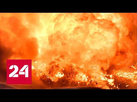 На рынке во Владикавказе разгорелся пожар площадью более 4 тысяч квадратных метров - Россия 24