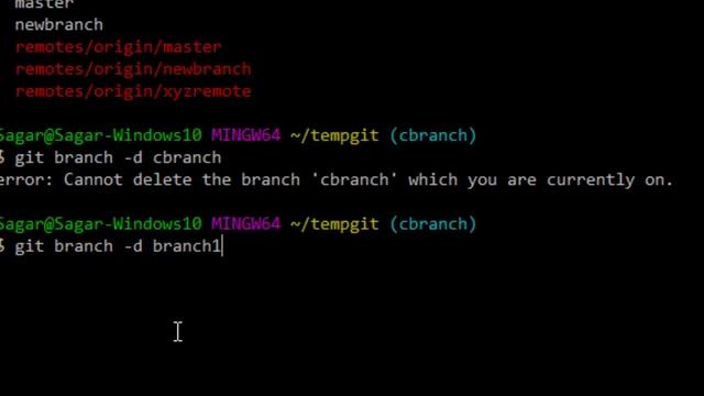 How to delete a branch in git смотреть онлайн