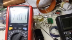 Ферритовое кольцо на генераторе 555, замеры под нагрузкой 40 ватт