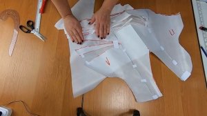 Моделирование и раскрой платья с драпировкой по просьбе подписчиков. Рубрика  Хочу МК.mp4