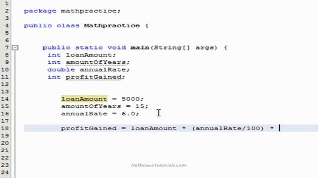 Using variables in equations with Netbeans IDE смотреть онлайн