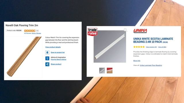 Laying Laminate Flooring & Attaching Trims