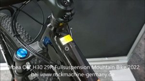 Orbea OIZ H30 29R Fox 32 Float Rhythm Push-Unlock Selle Italia Fullsuspension Mountain Bike 2022
