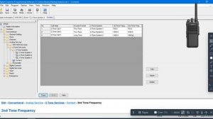 Программирование тональных вызовов на Hytera HP505