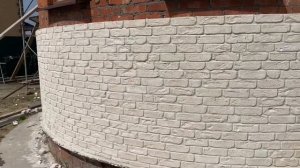 Белый кирпич ручной формовки, под Белый шов . Кладка. Краснодар. Дом из белого кирпича. Половинки.