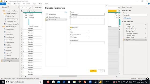 Query Parameters in Power BI смотреть онлайн