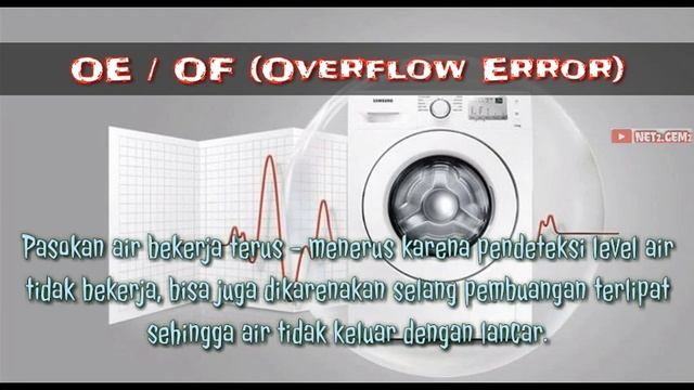 DAFTAR KODE ERROR MESIN CUCI FRONT LOADING  CARA MUDAH MENGATASINYA