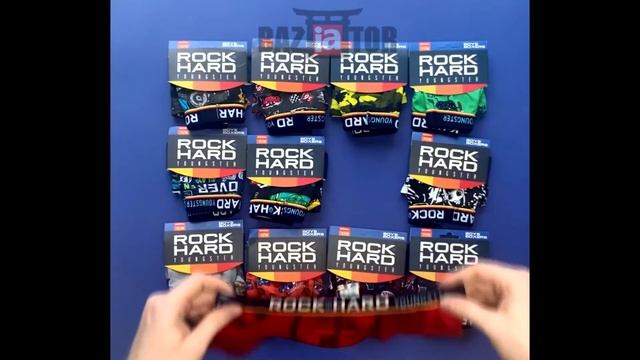 Детские трусы детские для мальчиков подростков боксеры Rockhard Youngster с цветным принтом смотреть онлайн