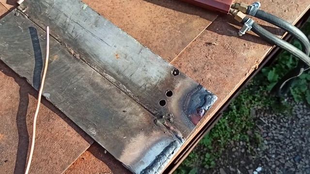 Пробуем варить нержавейку ацетиленом и паять медью смотреть онлайн