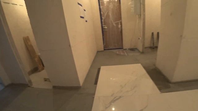 Крупноформатный керамогранит. Тонкости укладки. смотреть онлайн