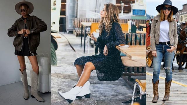 МОДНАЯ ОБУВЬ 2024 💖С ЧЕМ НОСИТЬ КАЗАКИ ВЕСНОЙ 💖БОТИНКИ И САПОГИ смотреть онлайн