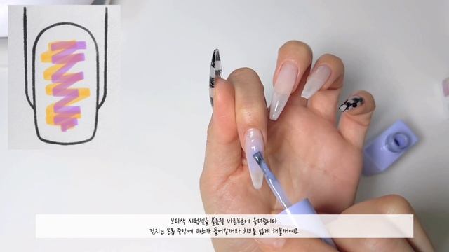 [Sub] ?내가만든 쿠로미 / 치크네일 쉽게 하는법 / 쿠로미네일 / 셀프네일 / kuromi nail ?