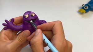 ?ГРИМАС ШЕЙК из пластилина! Grimace shake КТО ЭТО⁉️