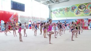 Показательное вытупление гимнасток СК Комета Ивантеевка