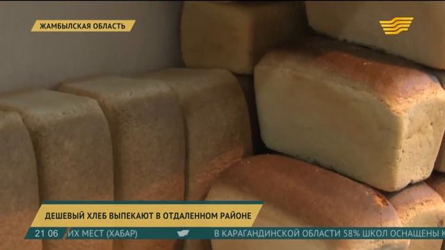 Дешевый хлеб выпекают в отдаленном районе Жамбылской области смотреть онлайн