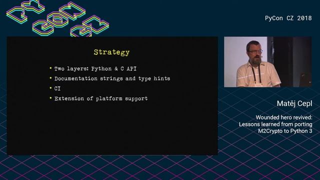 Matěj Cepl: Wounded hero revived: Lessons learned from porting M2Crypto to Python 3 смотреть онлайн