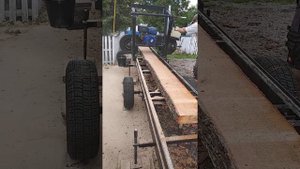 мобильная пилорама в деле