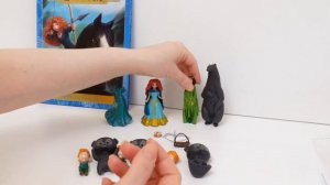 Наша коллекция Disney Храбрая Сердцем / Фигурки Храбрая Сердцем Мериды, мамы медведицы и медвежат