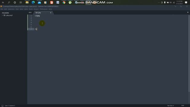 Creating Our First PHP Website Tutorial #3