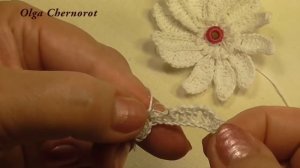 Вязание крючком Ромашка. daisy crochet