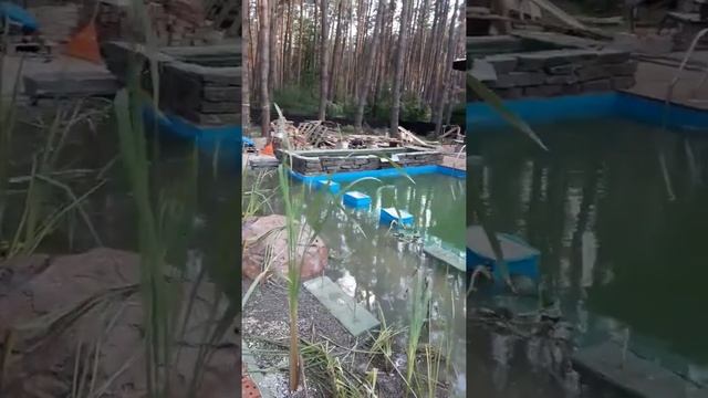 Реализация наших проектов: навесы над террасой и парковкой, бассейн с биоплато смотреть онлайн